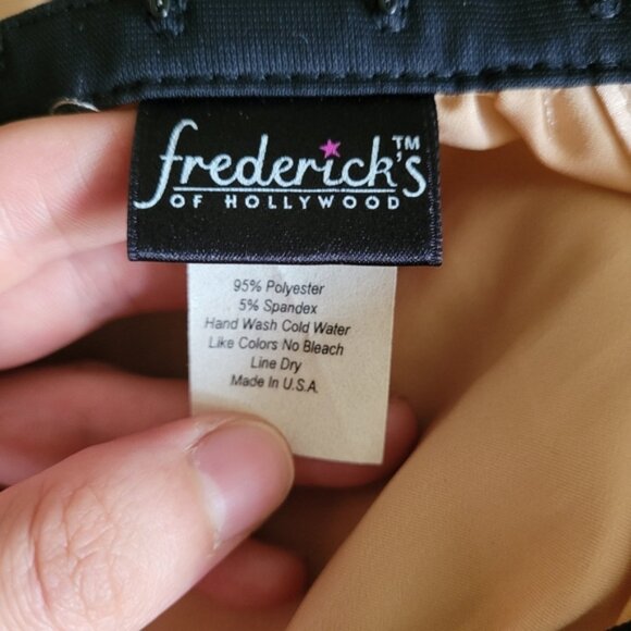 Fredericks of hollywood bustier golden black lace top  - size 32 - Picture 4 of 7